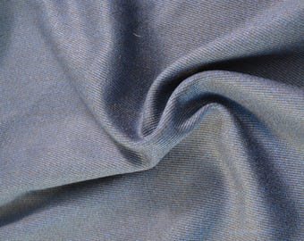 Wool Gabardine Fabric | Navy | Designer Fabric Yardage | By the 1/2 Yard