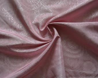 Light Pink Silk Moiré Taffeta Fabric | Watered Silk Taffeta | *By the 1/2 Yard*