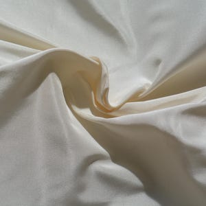 Silk Faille Fabric White 55" Wide Luxury Fabric | *By the 1/2 Yard*