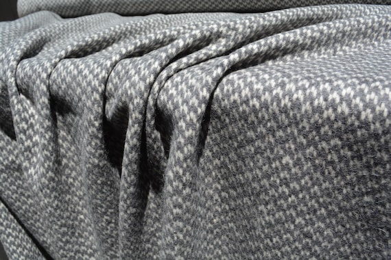 European Heavyweight Pure Wool Tweed | Upholstery Fabric & Home Decor Textile | Curtain, Drapery, Pillow | *By the 1/2 Yard*