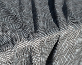 Winter Lightweight Wool Tweed Fabric | 100% Designer Wool, 62" Wide | Luxury Suiting, Jackets, Coats, Apparel Fabric
