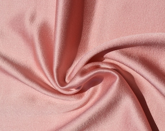 Crepe Back Satin Fabric | Pink Designer Deadstock | Dresses, Blouses, Special Occasion | *By the 1/2 Yard*