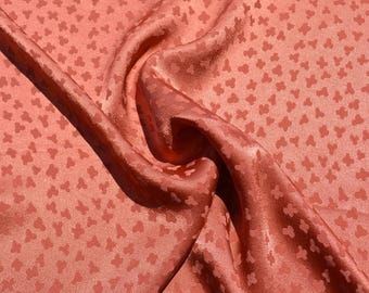 Jacquard Fabric | Brown Designer Deadstock | Dresses, Skirts, Special Occasion | *By the 1/2 Yard*