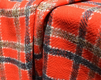 European Heavyweight Pure Wool | Upholstery Fabric & Home Decor Textile | Curtain, Drapery, Pillow | *By the 1/2 Yard*