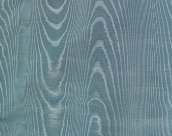 Moiré Fabric | Dark Green OEKO-TEX Recycled Designer Deadstock | Dresses, Skirts, Special Occasion | By the Yard