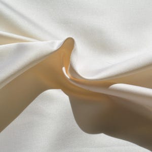 Last Piece 1 Yd | Silk Faille Fabric White 55" Wide Luxury Fabric