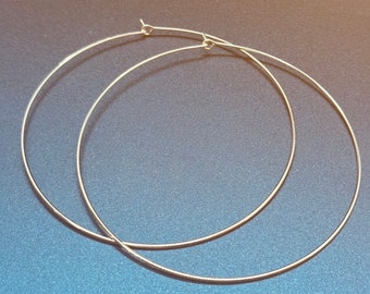 Big Hoop Earrings - Gold Hoops - y2k Jewelry - Ultra Thin Hoops - Minimalist -Simple Hoop Earrings - Large Hoops - Gold Hoop Earrings