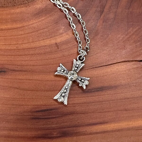 Cross Necklace Men Y2k Etsy