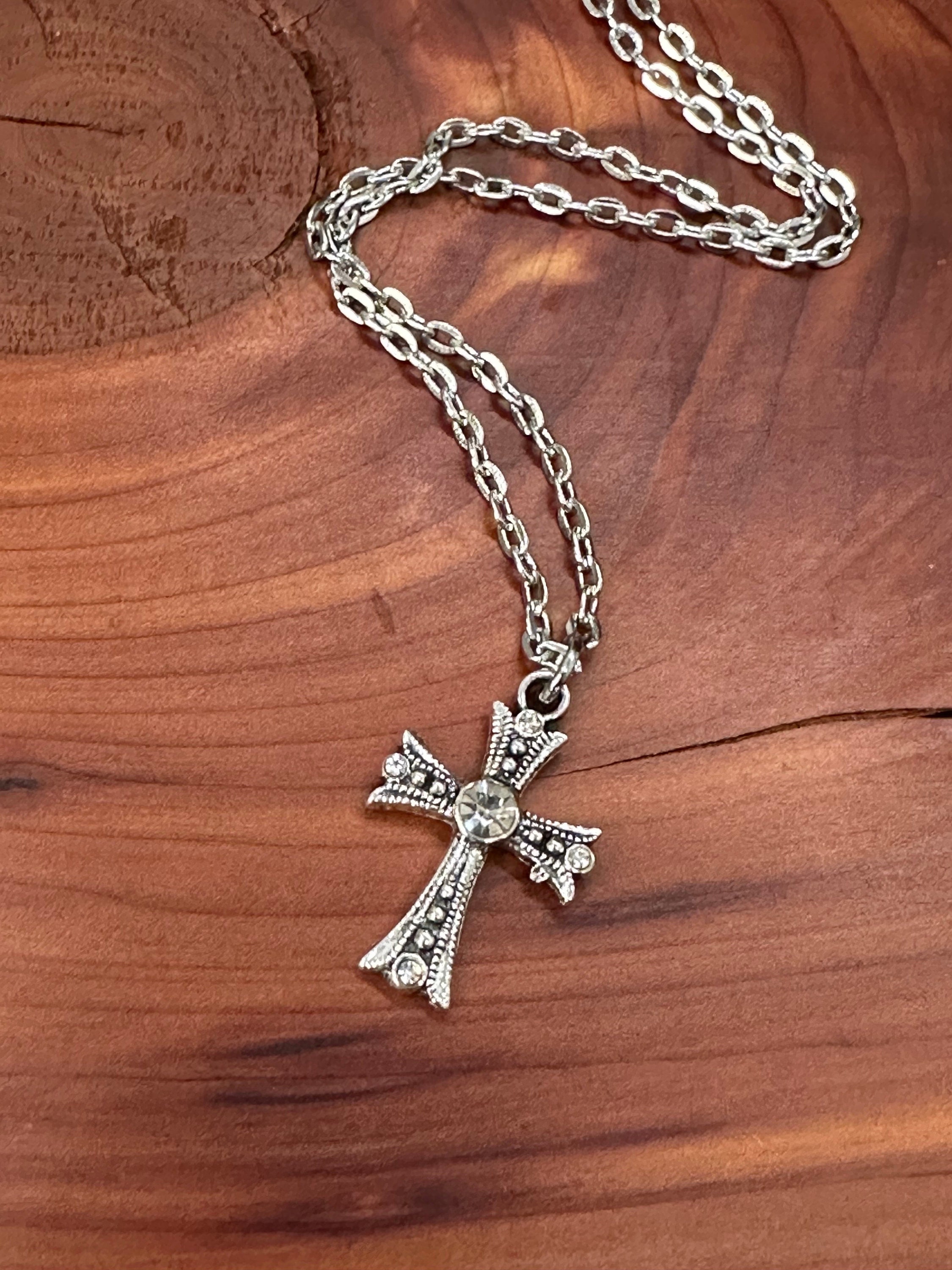 Aesthetic Grunge Necklace Y2k Jewelry Gothic Cross -  Israel