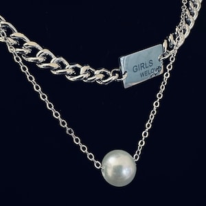 Grunge Choker - Grunge Necklace - Chunky Necklace - y2k Jewelry - Y2k Necklaces - Layered Necklaces - y2k necklace grunge - Grunge Jewelry