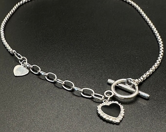 Grunge Chokers - Y2k Jewelry - y2k Necklaces - Toggle Necklaces - y2k Chokers - Aesthetic Grunge - Gothic Necklaces