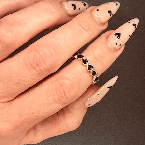 Aesthetic Y2k Ring - Grunge Jewelry - Y2k Jewelry - Enamel Ring - BFF Gifts