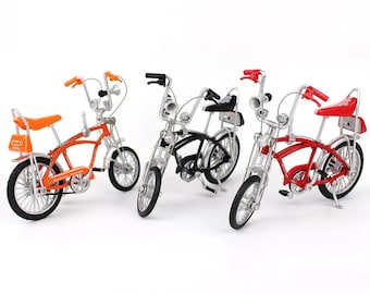 1:10 Alloy Bicycle Diecast Model, Mini Metal Mountain Bike, Finger Bike Simulation, Mini Bike Decor.