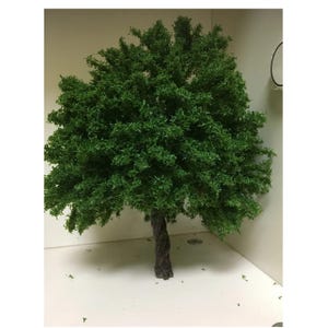 Model Tree 20-30cm for HO OO Layout | Military Green Architectural Diorama Tree | Railway Scenery Material | Miniature Tree Decor