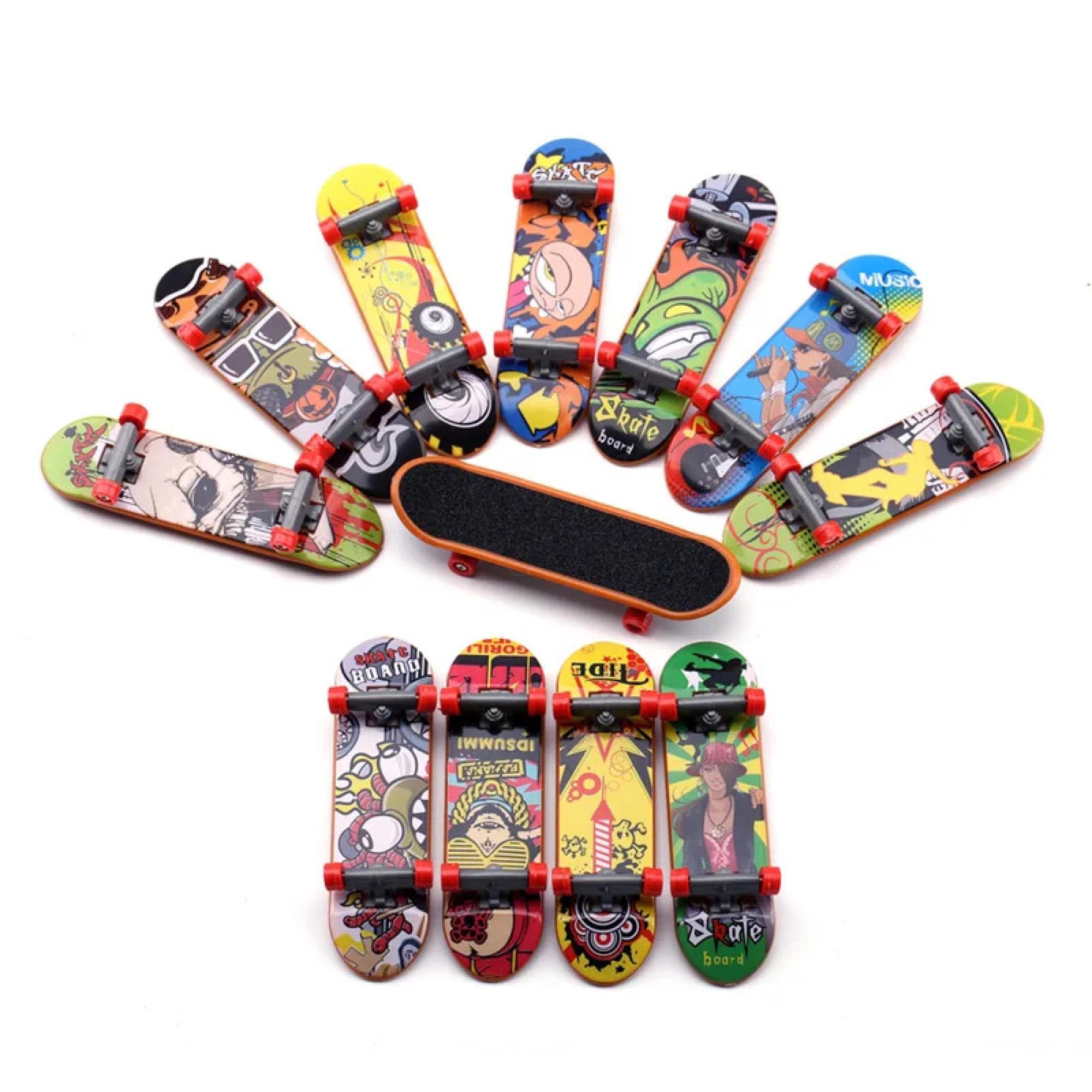 Générique Finger Skateboard – Mini Planche Alloy Avec Rampes – Cadeau Enfant Et Adulte