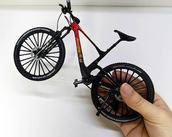Mini bicicleta de montaña de aleación: decoración de escritorio en fundición a presión