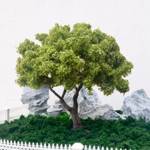 Model Tree Wire 10/15/25cm | Miniature Landscaping Tree for Diorama Sand Table Park | Micro Landscape Decoration DIY Material craft supply