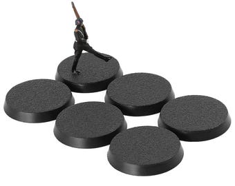 Basi Tonde Per Wargaming 60mm - Plastica Resistente Per Giochi Da Tavolo E Di Guerra