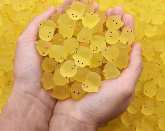 Mini Fluorescent Chicken Figurines (20-30 PCS) - Fairy Garden DIY Crafts