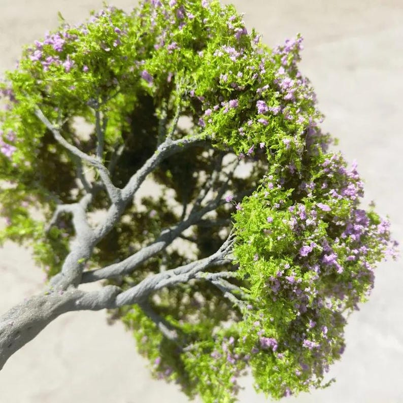 Miniature Wire Tree Model: 25cm Green Diorama Scenery - Etsy