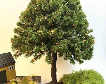 DIY Miniature Fruit Tree Model: Diorama, Dollhouse, and Railway Scenery