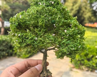 Miniature Wire Tree Model: 15cm Diorama Train Scenery