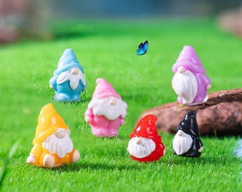 Miniature Gnome Figurines (35PCS): Multicolor Resin Garden Elves