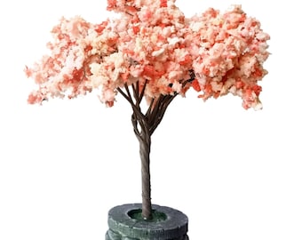 Miniature Cherry Blossom Tree: Japan Style Diorama Decor