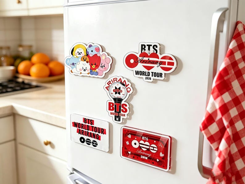 BTS Arirang Tour Magnets,bts World Tour 2026 Merch Magnets,gift for ...