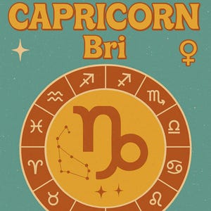 Poster personalizzato con tema natale dello zodiaco • Arte murale astrologica • Download digitale • Regalo oroscopo personalizzato