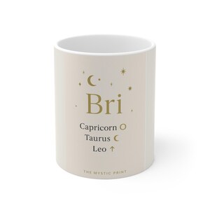 Personalized Astrology Mug - Zodiac Gifts, Horoscope Coffee Cup, Star Sign Mug, Unique Astrology Present, Celestial Drinkware
