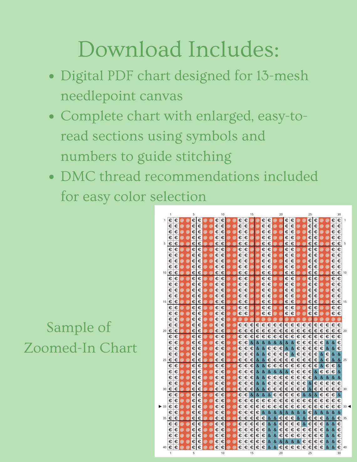 Father Chart Father Figure Needlepoint Chart | Digital Stitch Chart PDF - Etsy