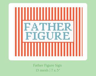 Father Figure Needlepoint Chart | Digital Stitch Chart PDF