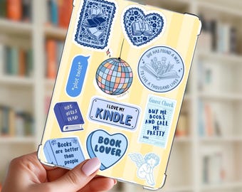Kindle Case Insert: Pretty in Pages Design (Digital Download, Multiple Sizes)