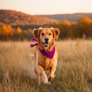Haakpatroon hondenbandana (pdf), gemakkelijke sjaal voor huisdieren, direct downloaden afbeelding 3