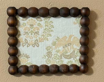 United DeSoto vintage wallpaper sample “Edgemont” framed, OOAK