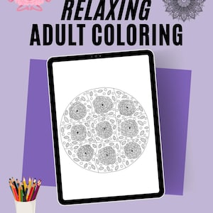 Creative Coloring Book for Kids & Adults Printable PDF Pages | Relaxing Patterns and Activities Instant Download