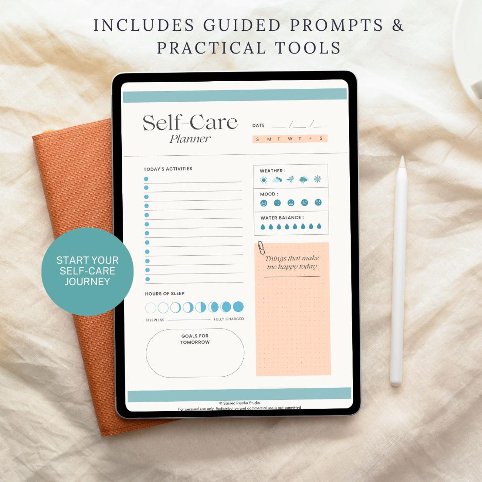Self Care Routine Worksheet.pdf Self-care Worksheet Bundle Toolkit: Printable Worksheets & Checklist ...