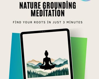 3-Minute Nature Grounding Meditation | Guided Audio Script for Relaxation, Stress Relief and Presence