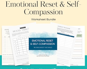 Emotional Reset Workbook | Mood & Energy Tracker (Printable PDF)
