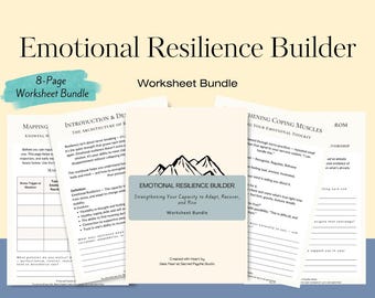 Emotional Resilience Workbook | Stress Regulation, Healing Journal (PDF)