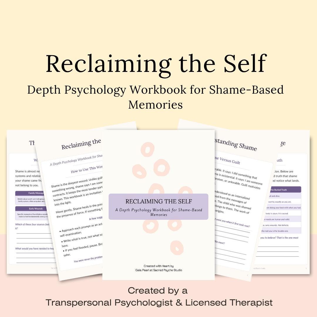 Self Depth Reclaiming the Self | Depth Psychology Shadow Work Journal for Healing ...