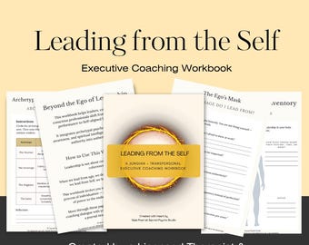 Jungian Leadership Workbook | Executive Coaching, Self-Awareness (PDF)