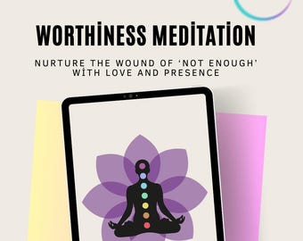 2-Minute Guided Worthiness Meditation | Self-Love & Confidence Boost | Instant Digital Download