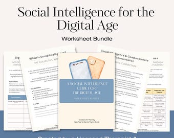 Social Intelligence Workbook | Empathy & Communication (PDF Printable)