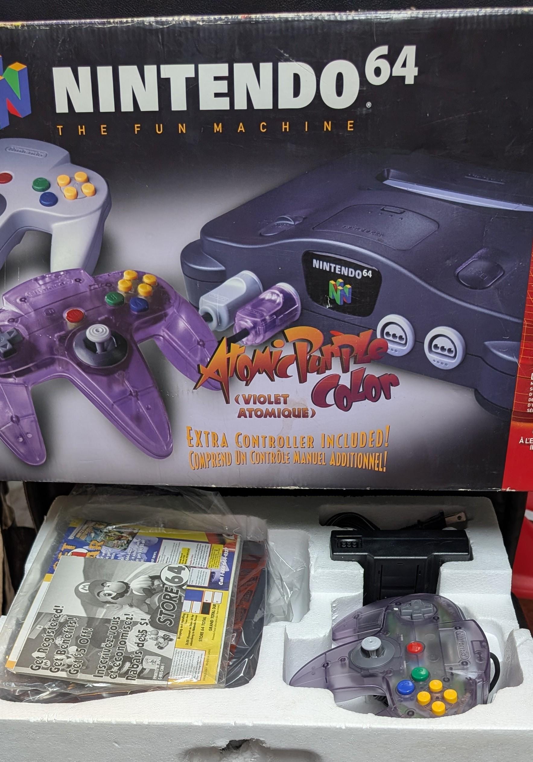 Nintendo 64 atomic purple - Etsy 日本
