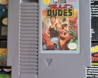 Cartucho de Bad Dudes para NES: Juego auténtico de Nintendo de 1989