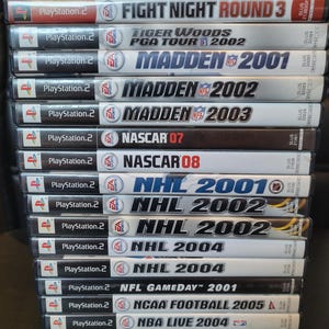 Various SPORTS Games (CIB) - Sony PlayStation 2 PS2 Pre-Owned Tested & Working Great Shape!