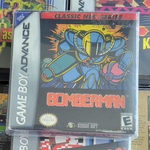 Bomberman – Classic NES Series – Game Boy Advance 2004 (GBA) Cartridge + Plastic Sleeve – CIB