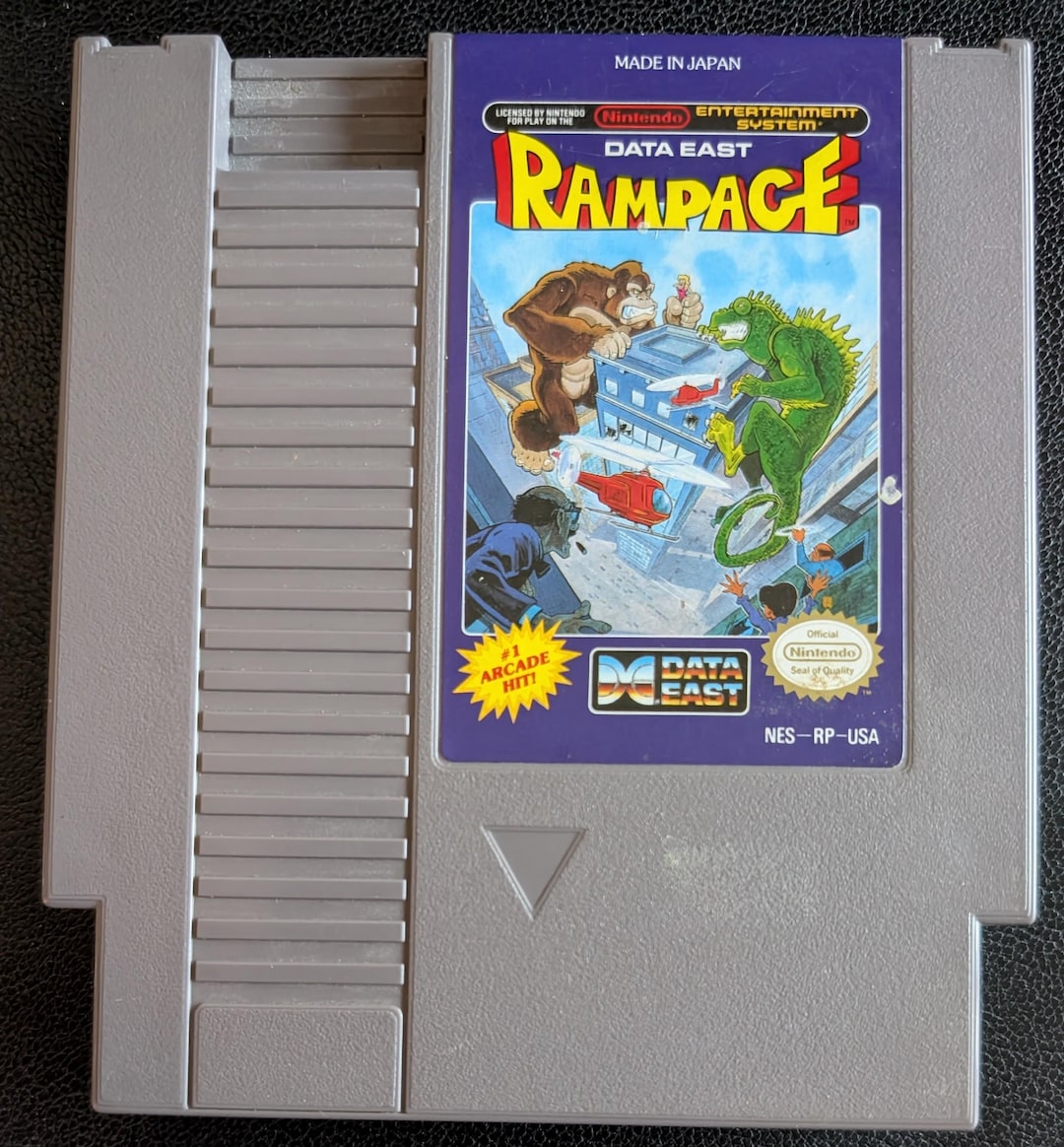 Rampage – Authentic Nintendo NES Cartridge Only – Great Shape - Etsy